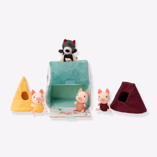 Maisons du Loup et 3 Petits Cochons - Lilliputiens